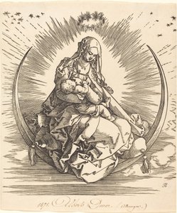 Madonnaen på Halvmånen af Albrecht Dürer