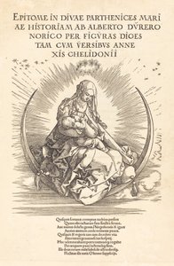 Madonnaen på Halvmånen, 15101511. af Albrecht Dürer