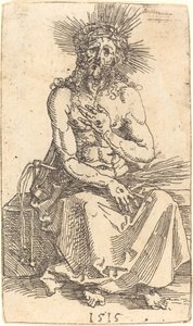 Sorgernes Mand siddende af Albrecht Dürer