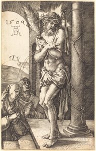 Sorgernes mand, der står ved søjlen af Albrecht Dürer