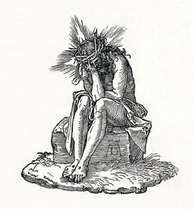 Sorgernes mand. Titelblad til Small Passion., c1511, 1906 af Albrecht Dürer