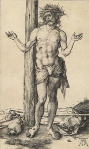 Sorgernes mand med udstrakte arme, ca. 1500. af Albrecht Dürer