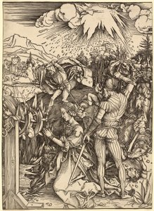 Sankt Katarinas martyrium af Albrecht Dürer