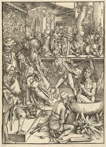 Sankt Johannes Martyrium af Albrecht Dürer