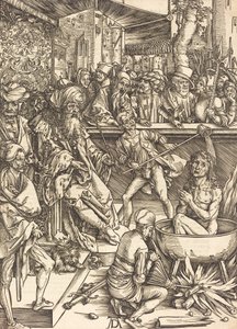 The Martyrium of Saint John, sandsynligvis ca. 14961498. af Albrecht Dürer
