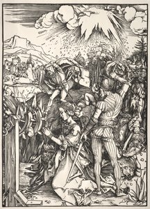 Den hellige Katarinas martyrium. af Albrecht Dürer