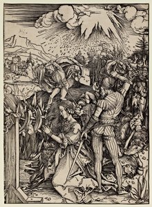 Martyrdøden for St. Catherine af Alexandria af Albrecht Dürer