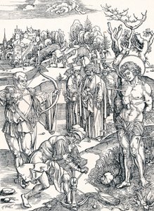 Sankt Sebastians martyrium, c1495 1906 af Albrecht Dürer