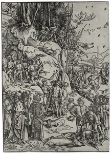 De ti tusinds martyrium, 1497 af Albrecht Dürer
