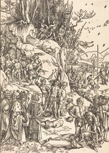 De ti tusinds martyrium, ca. 14961497. af Albrecht Dürer
