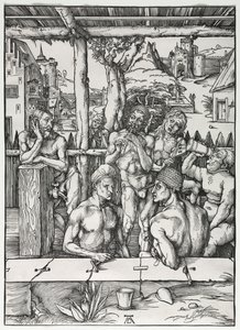 Mændenes Badehus af Albrecht Dürer