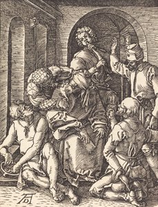 Kristi hån, sandsynligvis ca. 15091510. af Albrecht Dürer