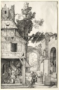 Fødselen, 1504. af Albrecht Dürer