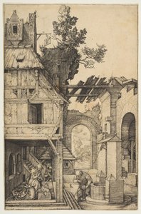 Fødselen, 1504. af Albrecht Dürer