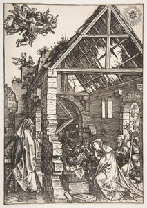 Fødselen, fra Jomfruens liv, 1502-3. af Albrecht Dürer