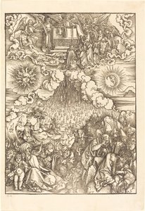 Åbningen af det femte og sjette segl af Albrecht Dürer