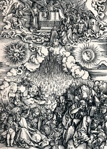 Åbningen af det femte og sjette segl, 1498 1906 af Albrecht Dürer