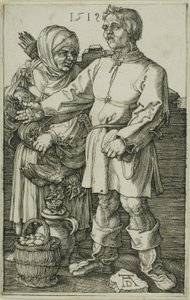 Bonden og hans Hustru på Marked af Albrecht Dürer