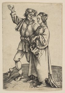 Bonden og hans Hustru, ca. 1497. af Albrecht Dürer