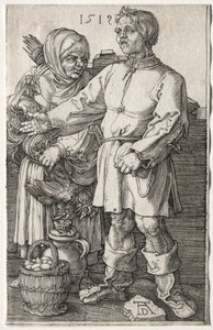 Bønderne på markedet, 1519. af Albrecht Dürer