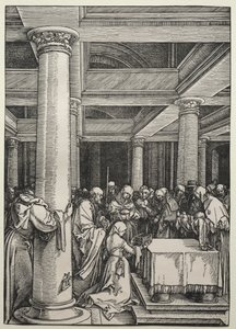Præsentationen af Kristus i templet, ca. 1504-1505. af Albrecht Dürer