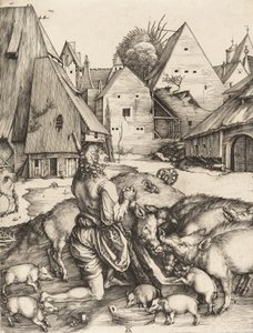 Den fortabte søn, ca. 1496. af Albrecht Dürer