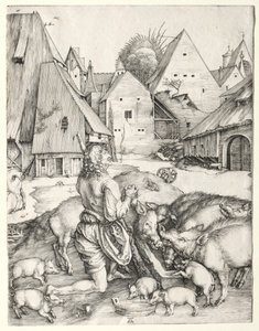Den fortabte søn, ca. 1496. af Albrecht Dürer