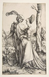 Promenaden, ca. 1498. af Albrecht Dürer