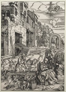 Roen i Egypten, ca. 1501-1502. af Albrecht Dürer