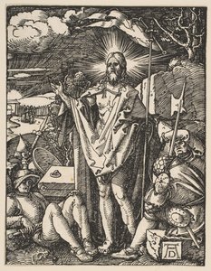 Opstandelsen, fra Den lille lidenskab, ca. 1510. af Albrecht Dürer