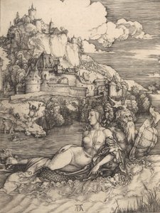 Havmonsteret, ca. 1498., ca. 1498. af Albrecht Dürer