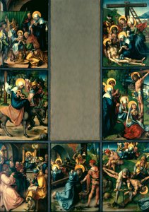 Jomfruens syv sorger, 1495-1496 af Albrecht Dürer