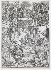De syv trompeter, fra "The Apocalypse" af Albrecht Dürer