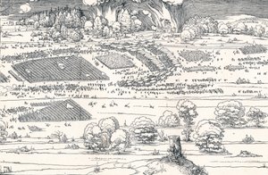 Belejringen af en fæstning II, 1527 1906 af Albrecht Dürer