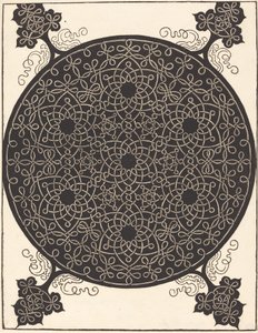 Den sjette knude (der kombinerer syv små systemer af knob med sorte centre) af Albrecht Dürer