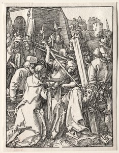 Den lille lidenskab: Kristus bærer korset, 1509. af Albrecht Dürer
