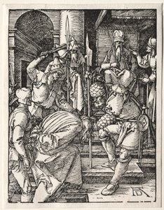 Den lille lidenskab: Kristus før Annas af Albrecht Dürer