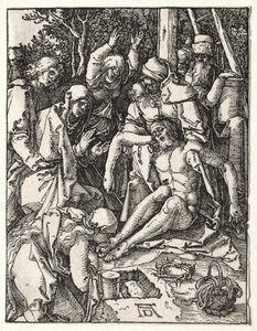 Den lille lidenskab: Klagesang, ca. 1509-1510. af Albrecht Dürer
