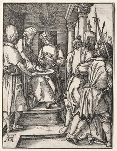 Den lille lidenskab: Pilatus vasker sine hænder af Albrecht Dürer