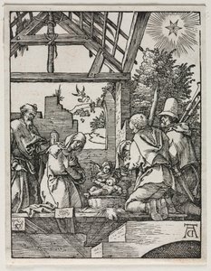 Den Lille Passion: Fødselen. af Albrecht Dürer