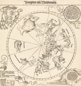 Den sydlige himmelhalvkugle, 1515. af Albrecht Dürer