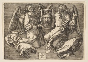 Sudarium vist af to engle, 1513. af Albrecht Dürer