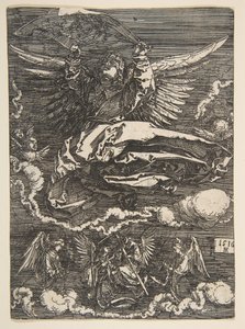 Sudarium holdt af en engel, 1516. af Albrecht Dürer