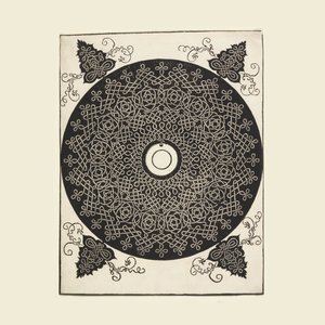 Den tredje knude (sammenflettet mønster med hvid medaljon) af Albrecht Dürer