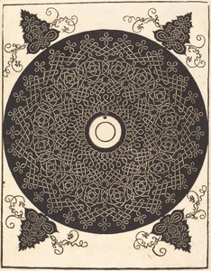 Den tredje knude (med en sort cirkel på en hvid medaljon) af Albrecht Dürer
