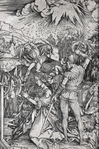 Torturen af den hellige Katarina af Alexandria af Albrecht Dürer