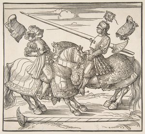 Turneringen til hest, ca. 151718. af Albrecht Dürer
