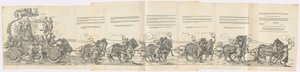 The Triumphal Chariot of Maximilian I The Great Triumphal Car, 1523 latinsk udgave.. af Albrecht Dürer