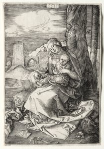 Jomfruen og barnet med pæren af Albrecht Dürer