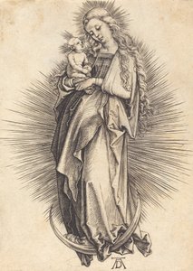 Jomfruen på Halvmånen, ca. 14981499. af Albrecht Dürer